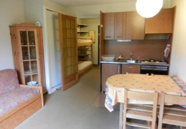 Studio à Risoul - Studio coin nuit 4 couchages CLEMATITES B 64 Studio à Risoul - Studio coin nuit 4 couchages CLEMATITES B 64