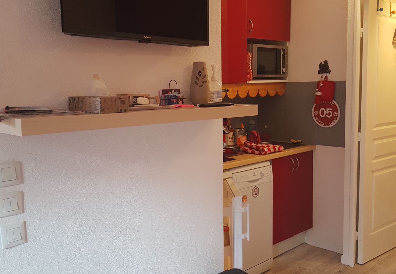 Studio à Risoul - Studio cabine 4/6 couchages Aldébaran 207