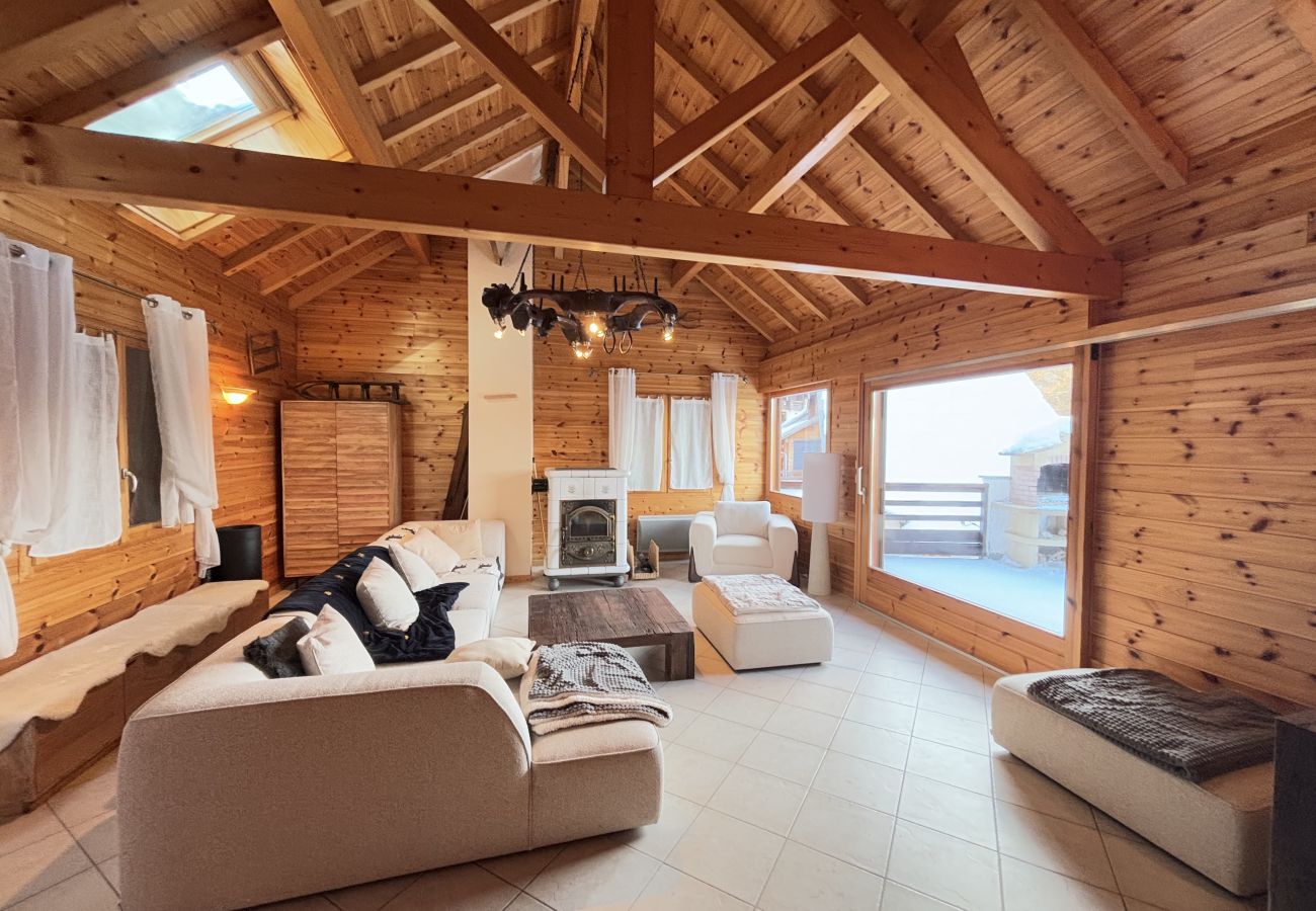 Chalet à Risoul - Appartement dans Chalet Le Lauzet 12/14 couchages